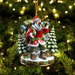 Maxcorners Santa Discovery Home Decor Christmas Ornament, Personalized Ornament 2D Flat LM2211