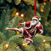 Maxcorners Custom Name Muay Thai Ornament, Christmas Gift for Muay Thai Lovers 2D Flat LM2111