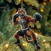 Maxcorners Custom Name Tiger Boxing Ornament, Boxing Christmas Gift 2D Flat LM2111