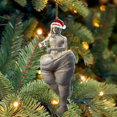 Maxcorners Custom Name Sculpture Artist Ornament, Christmas Gift Decor 2D Flat LM2111