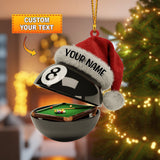 Maxcorners 8-Ball Pool Table Christmas Ornament