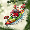 Maxcorners Kayak Christmas Home Decor Christmas Ornament, Personalized Ornament 2D Flat LM2211