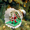 Maxcorners Custom Name Badminton Ornament, Christmas Gift for Badminton Lover 2D Flat LM2111
