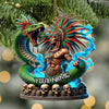 Maxcorners Custom Name Mexico Love Ornament, Christmas Gift for Mexican 2D Flat LM2111