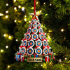Maxcorners Custom Name Archery Christmas Tree Ornament, Christmas Gift 2D Flat LM2211