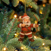 Maxcorners Archery Santa Christmas, Home Decor, Christmas Ornament, Personalized Ornament 2D Flat LM2111