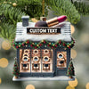 Maxcorners Custom Name Beauty Salon Ornament, Beauty Shop Christmas Decor 2D Flat LM2111