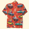 Maxcorners Custom Classic Car Photo Hawaiian Shirt, Gift For Car Lovers