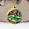 Maxcorners Tennis Santa Decor Christmas Ornament, Personalized Ornament 2D Flat LM2211