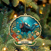 Maxcorners Diving Home Decor, Christmas Ornament, Personalized Ornament 8 2D Flat LM2111