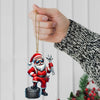 Maxcorners Custom Name Mechanic Santa Ornament, Mechanic Christmas Gift5 2D Flat LM2111
