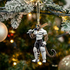 Maxcorners Cricket Ball Leopard Christmas Ornament, Personalized Ornament 2D Flat LM2211