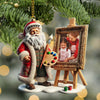 Maxcorners Custom Name and Photo Santa Ornament, Christmas Gift for Family 2D Flat LM2111