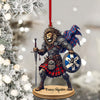 Maxcorners Custom Scotland Lion Ornament, Personalized Ornament 2D Flat LM2211