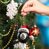 Maxcorners Billiard Ball Christmas Ornament, Personalized Ornament 2D Flat LM2211
