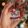 Maxcorners Hockey Christmas Home Decor Christmas Ornament, Personalized Ornament4 2D Flat LM2211