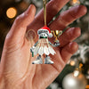 Maxcorners Badminton Champion Decor Christmas Ornament, Personalized Ornament 2D Flat LM2211