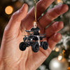 Maxcorners Kid ATV Christmas Home Decor Christmas Ornament, Personalized Ornament 2D Flat LM2211
