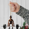 Maxcorners Custom Name Woman Gym Work Out Santa Ornament, Gymnastics Christmas Gift89 2D Flat LM2111