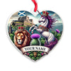 Maxcorners Custom Name Scotland Ornament, Christmas Gift for Scotland Lover 2D Flat LM2111
