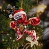 Maxcorners Boxing Christmas Ornament, Personalized Ornament 2D Flat LM2211