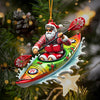 Maxcorners Kayak Christmas Home Decor Christmas Ornament, Personalized Ornament 2D Flat LM2211