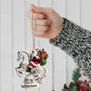 Maxcorners Chess Santa Christmas Ornament, Personalized Ornament 2D Flat LM2211