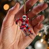 Maxcorners Hockey Christmas Home Decor Christmas Ornament, Personalized Ornament 2D Flat LM2211