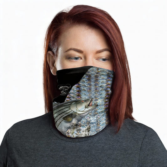 Maxcorners Striped Bass Fishing Neck Gaiter
