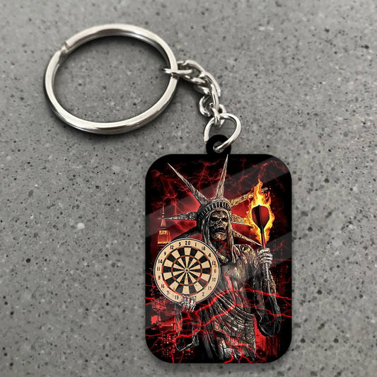 Maxcorners Darts Dark Liberty Reaper 3D Keychain