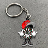 Maxcorners Darts Angry Dartboard Mascot 3D Keychain