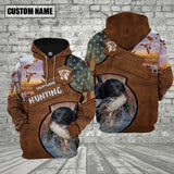 Maxcorners Custom Name Hunting Shirt 3D All Over Printed Clothes