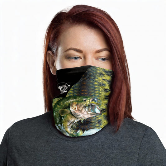 Maxcorners Bass Fishing Neck Gaiter