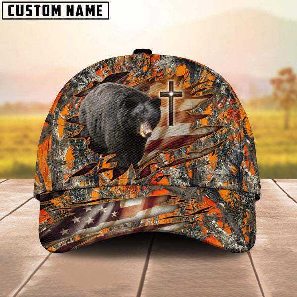 Maxcorners Bear Hunting Classic Personalized Cap