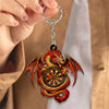 Maxcorners Darts Golden Dragon 3D Keychain