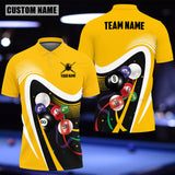 Maxcorners Billiards Ball Colourful Personalized 3D Polo Shirt