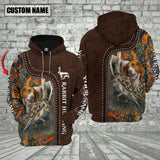 Maxcorners Custom Name Rabbit Hunting Shirt 3D All Over Printed Clothes