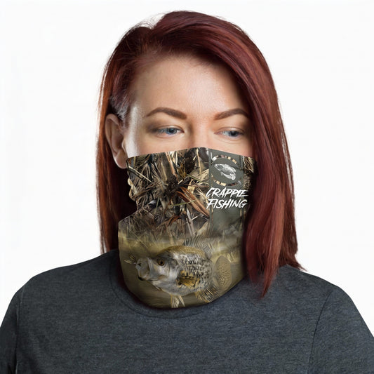 Maxcorners Crappie Fishing Nature Neck Gaiter