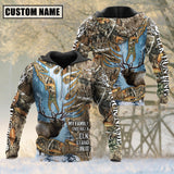 Maxcorners Custom Name Hunting Elk Autunm 3D All Over Printed Clothes