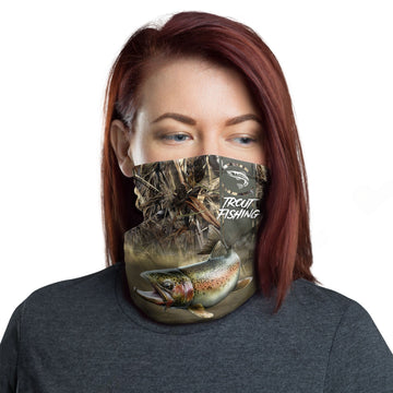 Maxcorners Trout Fishing Nature Neck Gaiter