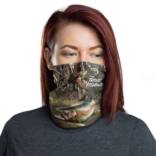 Maxcorners Trout Fishing Nature Neck Gaiter