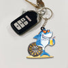Maxcorners Darts Cool Shark Dartboard 3D Keychain