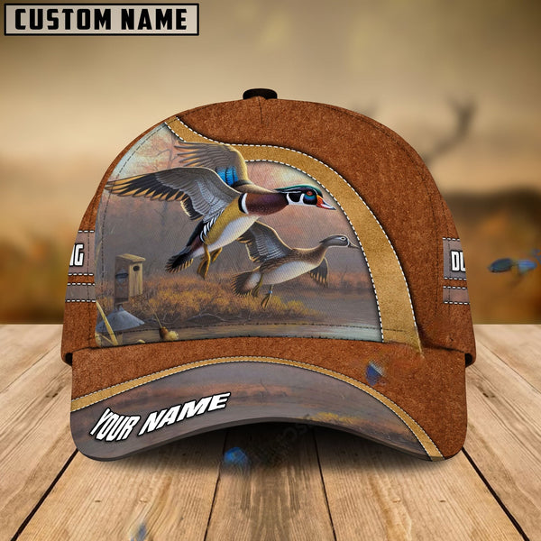 Maxcorners Hunting Light Brown Pattern ( Multi Animal Option ) Personalized Hats