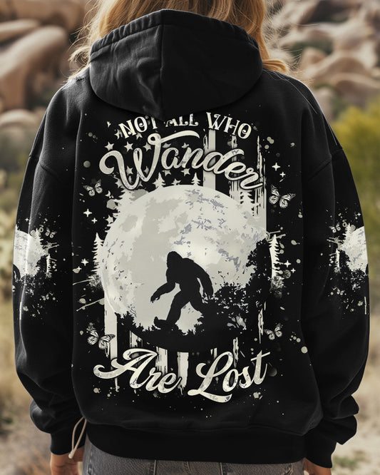 Maxcorners Not All Who Wander Are Lost Bigfoot Compass All Over Print LM2101