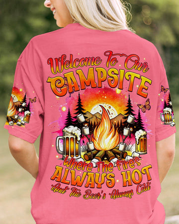 Maxcorners Welcome To Our Campsite All Over Print LM2101
