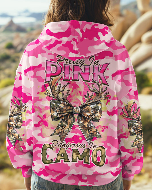Maxcorners Pretty In Pink Hunting Deer All Over Print LM1601