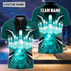 Maxcorners Bowling And Pins Multicolor Option Customized Name 3D Shirt