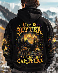Maxcorners Life Is Better Around The Campfire Bigfoot All Over Print LM1601
