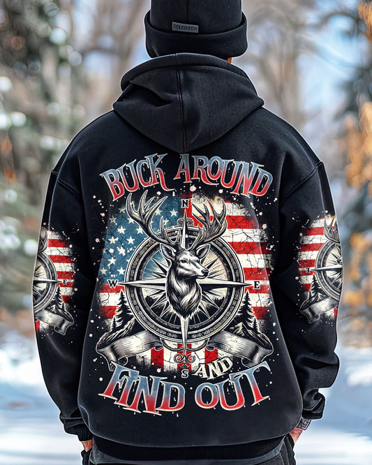 Maxcorners Buck Around And Find Out Deer Hunting All Over Print LM1601