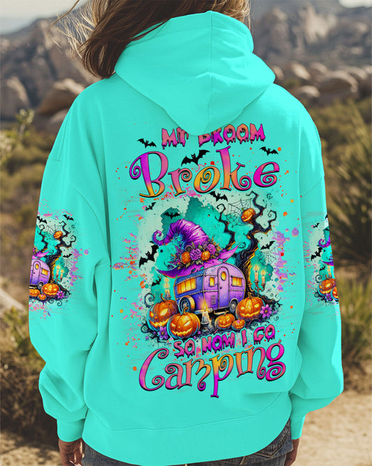 Maxcorners My Broom Broke So Now Halloween Camping All Over Print LM2101